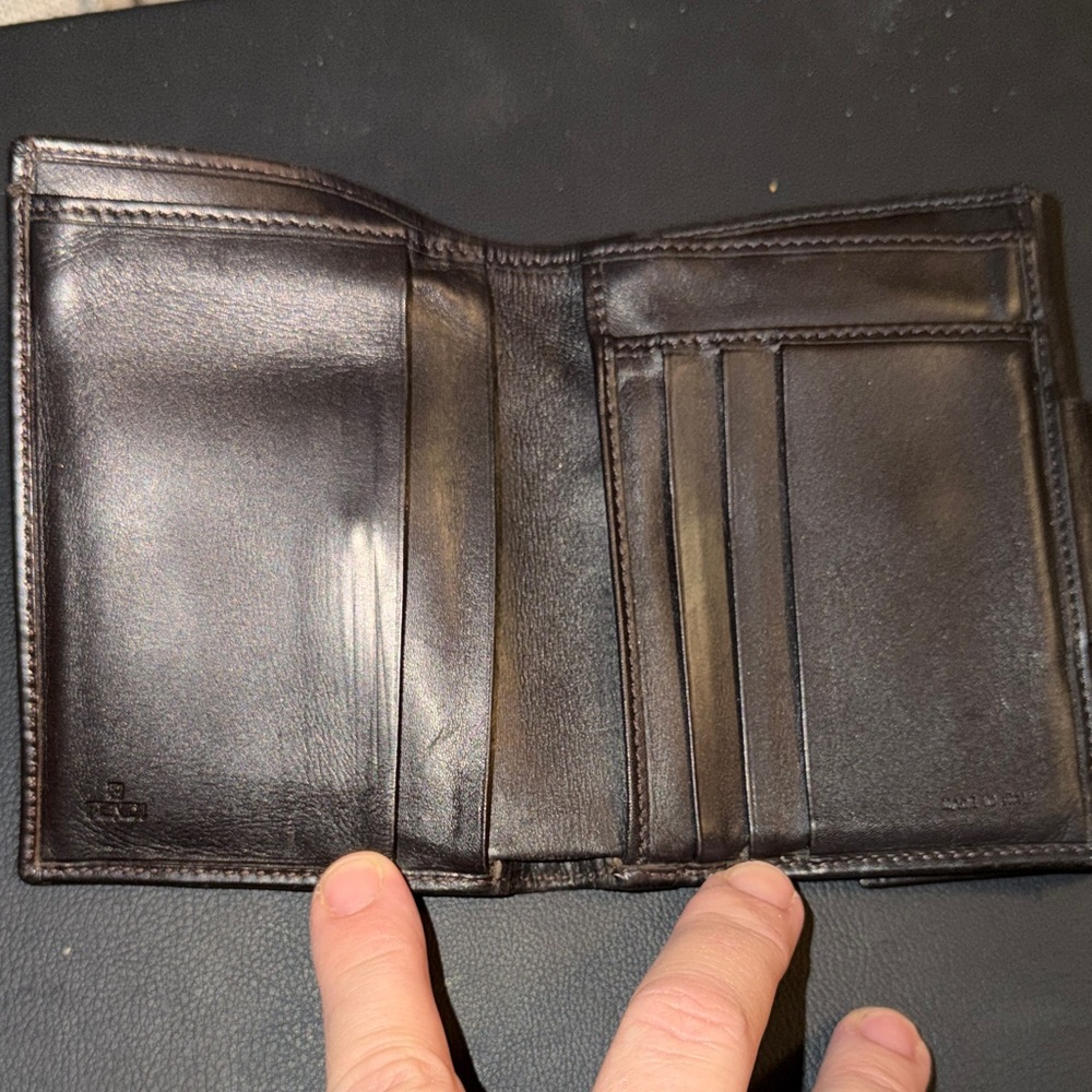 Fendi Brown Zucca Canvas Bifold Wallet - Picture 8 of 9